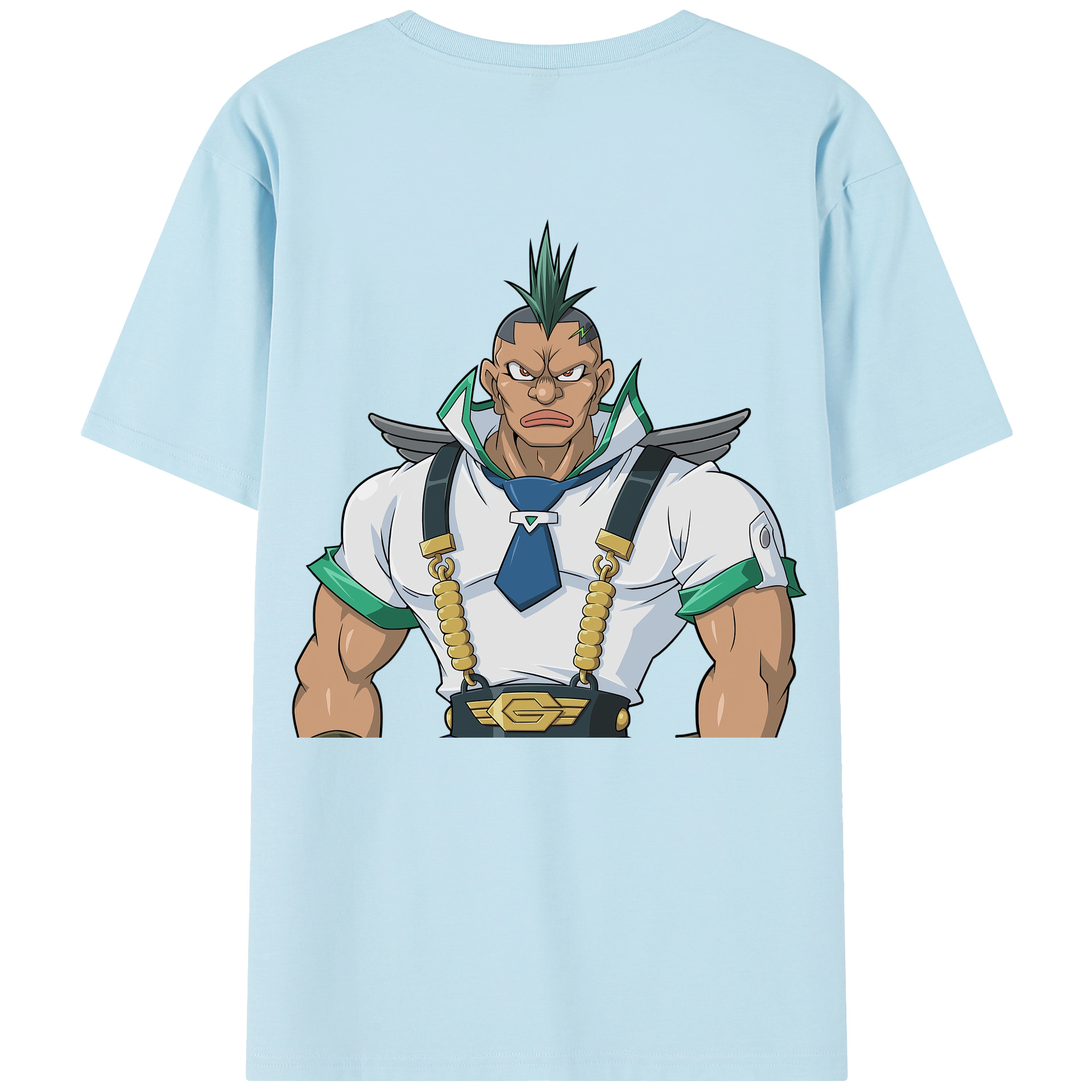 （画像用） 遊☆戯☆王 Yu-Gi-Oh! 綿100％半袖Tシャツ（背面プリント）